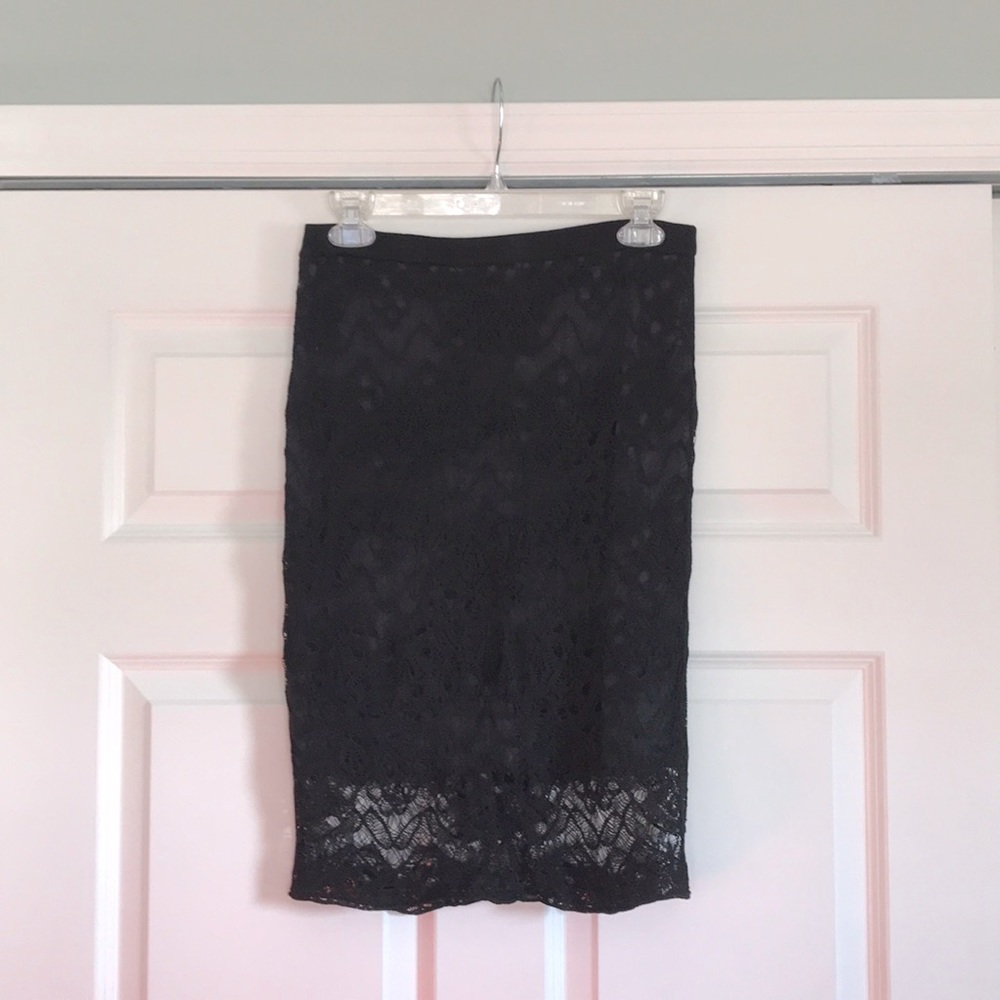 Pencil skirt.